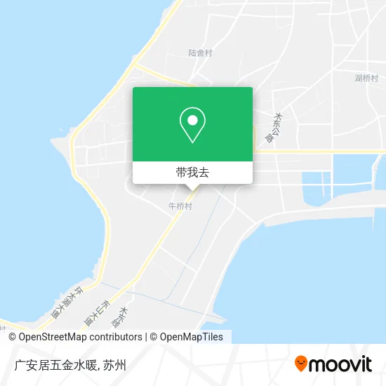 广安居五金水暖地图