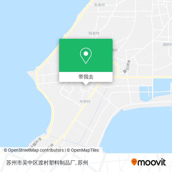 苏州市吴中区渡村塑料制品厂地图