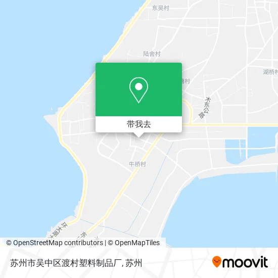 苏州市吴中区渡村塑料制品厂地图