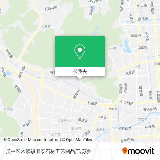 吴中区木渎镇顺泰石材工艺制品厂地图