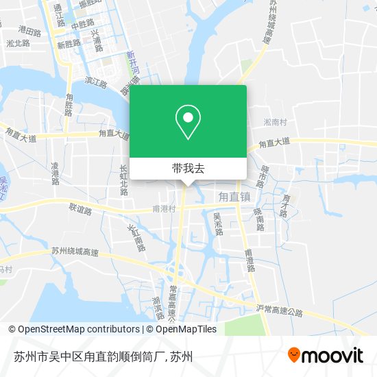 苏州市吴中区甪直韵顺倒筒厂地图