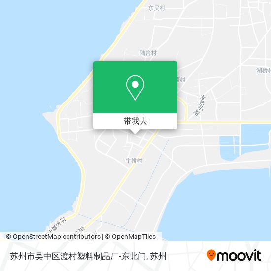 苏州市吴中区渡村塑料制品厂-东北门地图