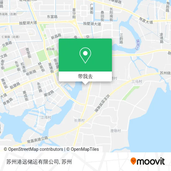 苏州港远储运有限公司地图