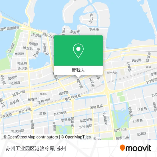 苏州工业园区港浪冷库地图