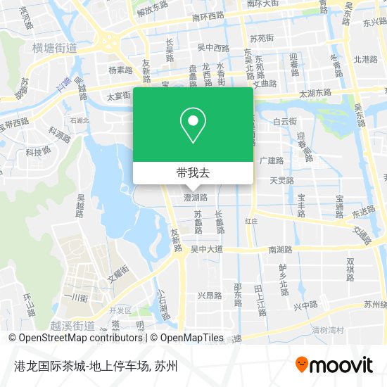 港龙国际茶城-地上停车场地图