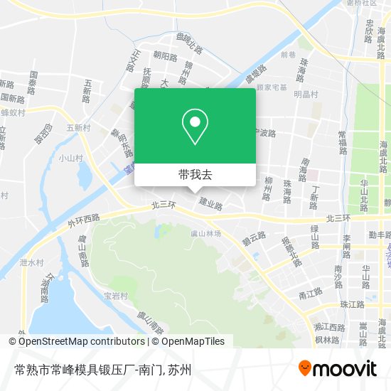 常熟市常峰模具锻压厂-南门地图