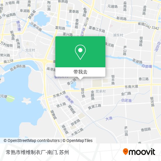 常熟市维维制衣厂-南门地图