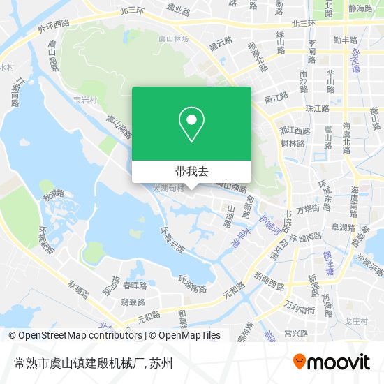 常熟市虞山镇建殷机械厂地图