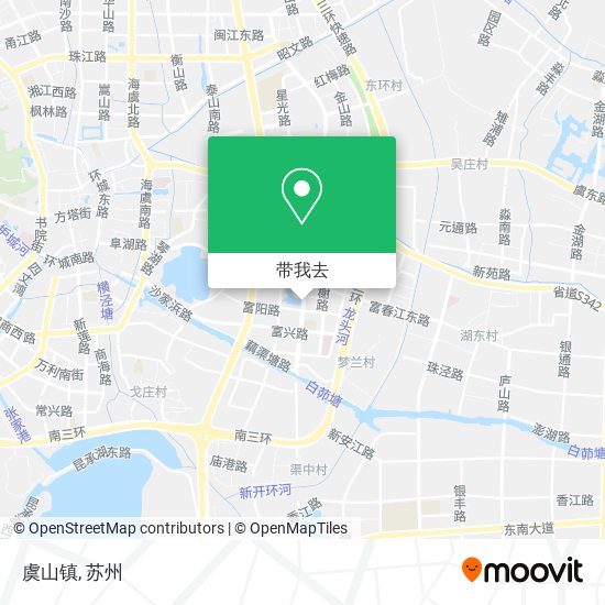 虞山镇地图