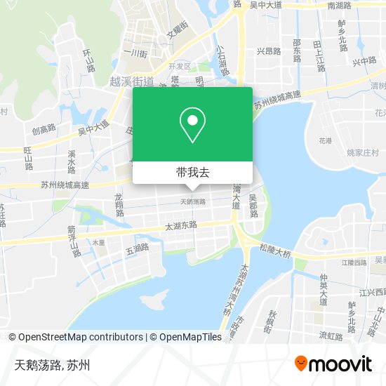 天鹅荡路地图