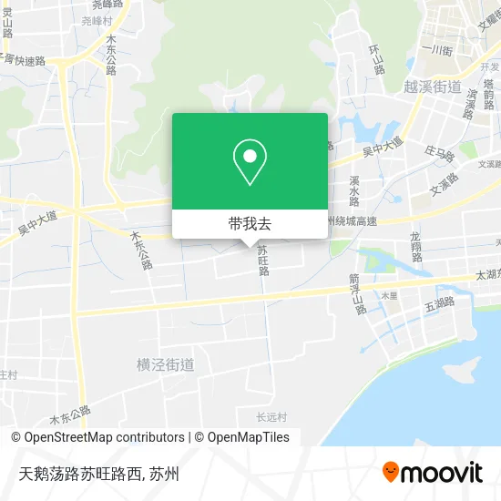 天鹅荡路苏旺路西地图