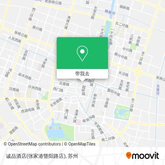 诚品酒店(张家港暨阳路店)地图