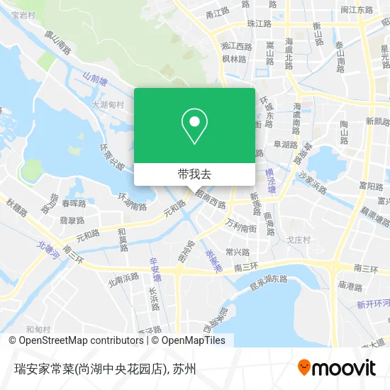 瑞安家常菜(尚湖中央花园店)地图