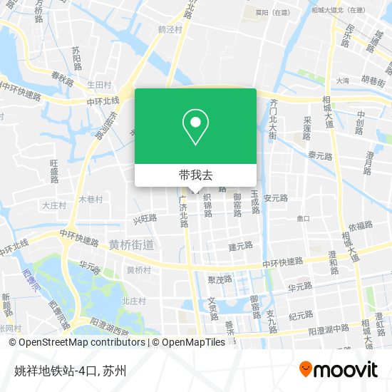姚祥地铁站-4口地图