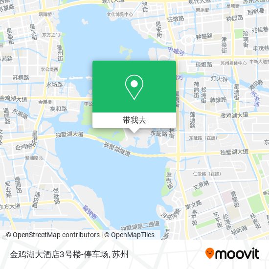 金鸡湖大酒店3号楼-停车场地图