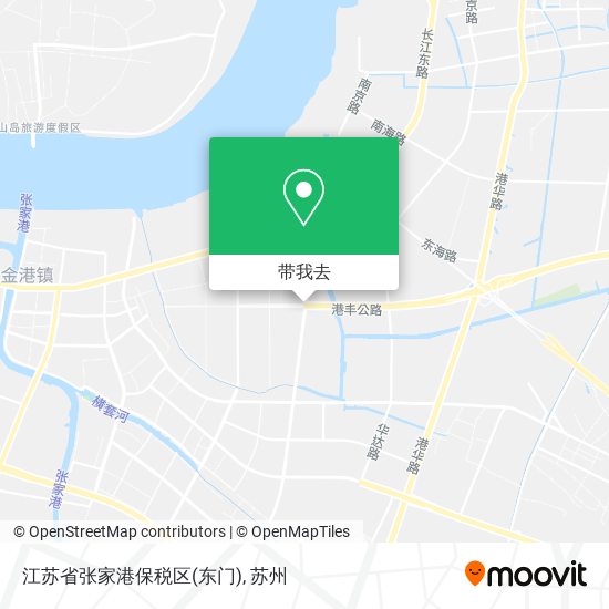 江苏省张家港保税区(东门)地图