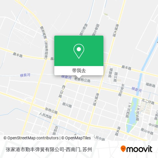 张家港市勤丰弹簧有限公司-西南门地图