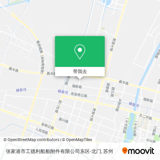 张家港市工德利船舶附件有限公司东区-北门地图