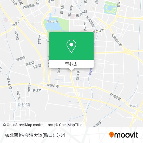 镇北西路/金港大道(路口)地图