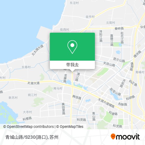 青城山路/S230(路口)地图