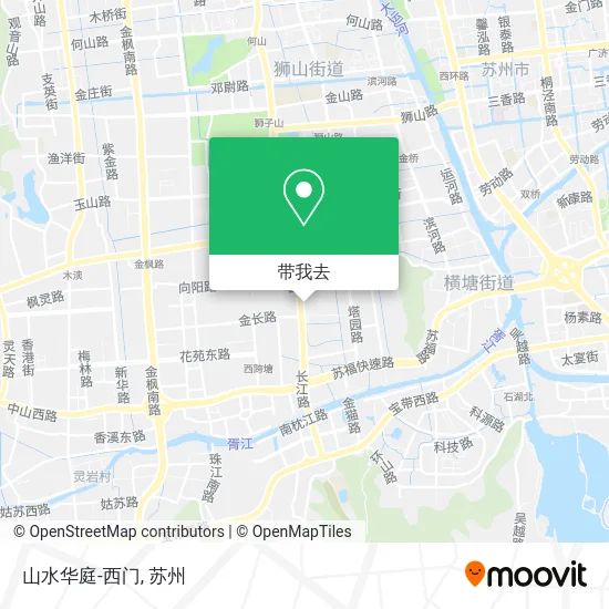 山水华庭-西门地图