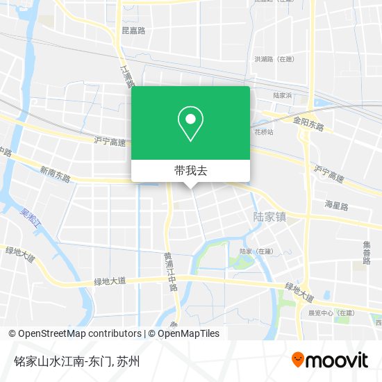 铭家山水江南-东门地图