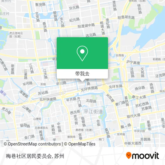 梅巷社区居民委员会地图