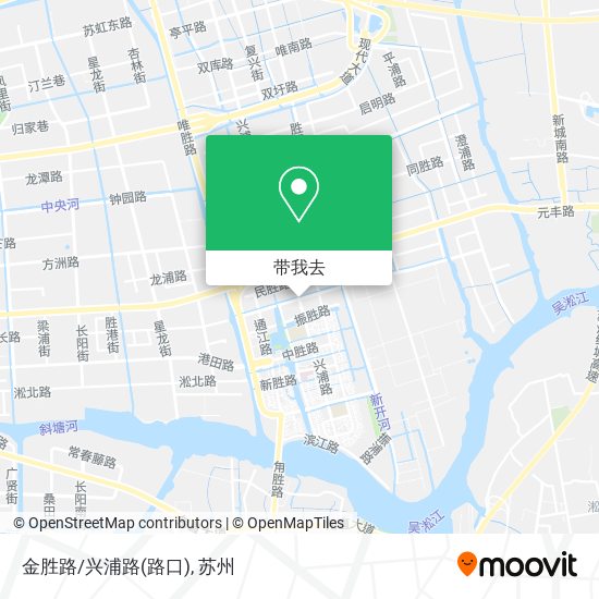 金胜路/兴浦路(路口)地图