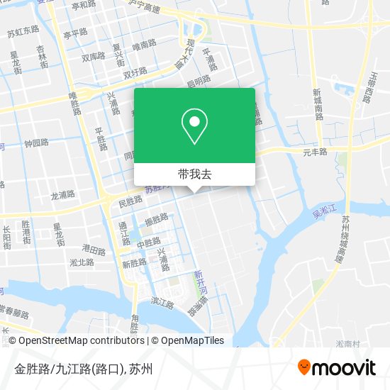 金胜路/九江路(路口)地图