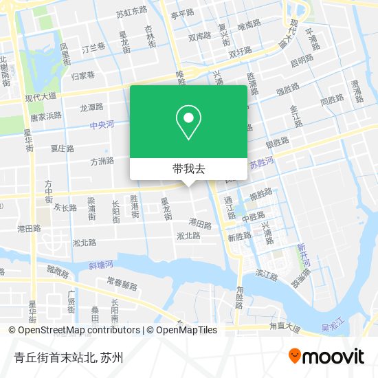 青丘街首末站北地图