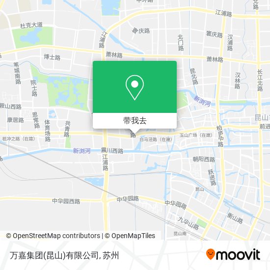 万嘉集团(昆山)有限公司地图