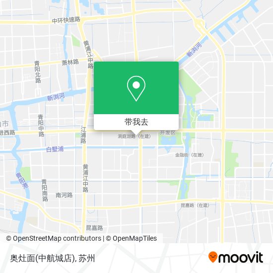 奥灶面(中航城店)地图