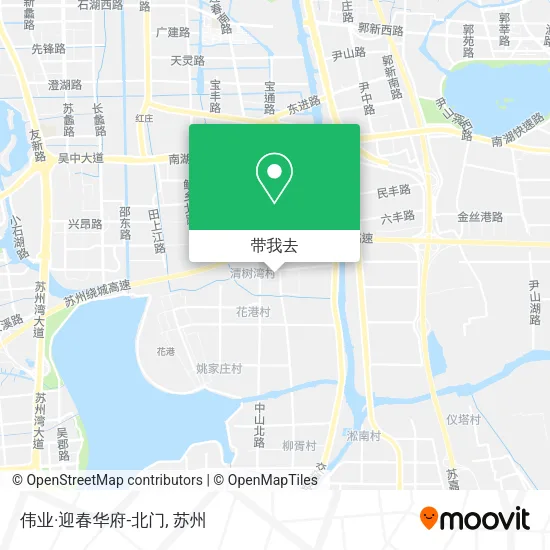 伟业·迎春华府-北门地图