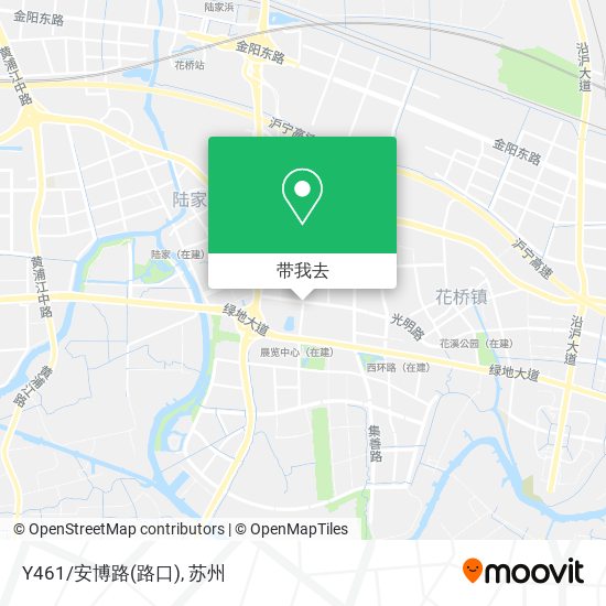 Y461/安博路(路口)地图
