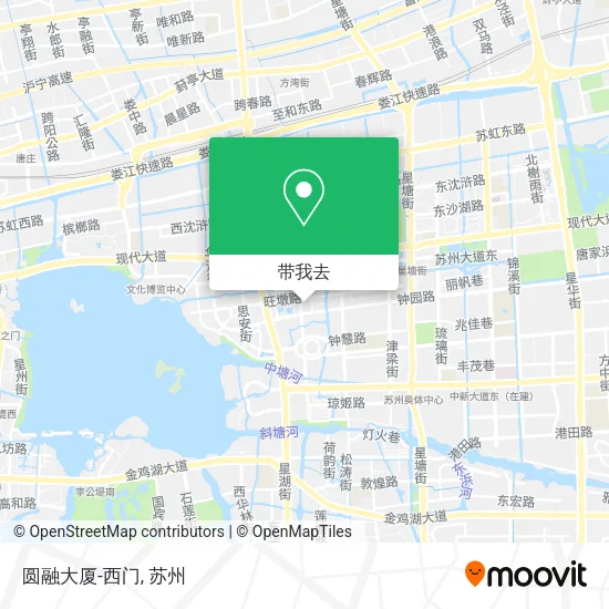 圆融大厦-西门地图