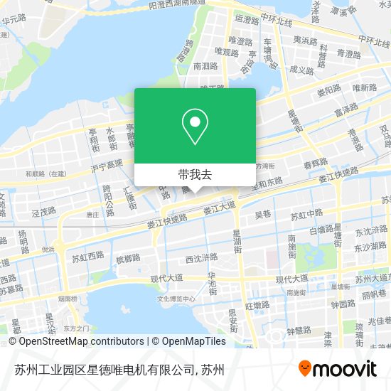 苏州工业园区星德唯电机有限公司地图