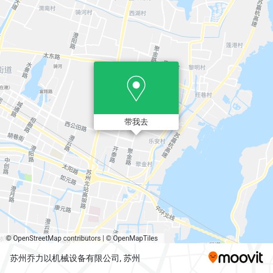 苏州乔力以机械设备有限公司地图