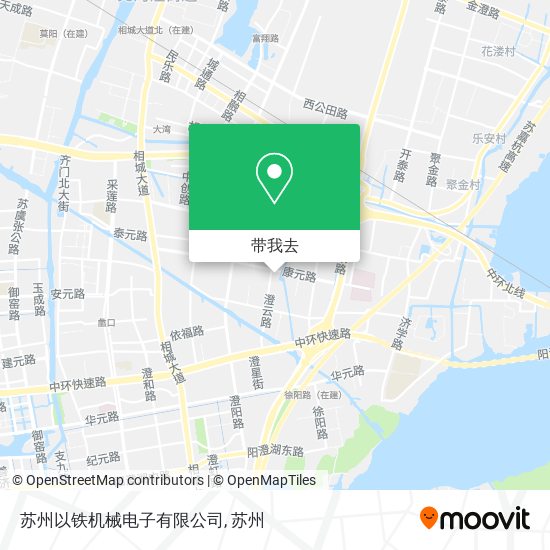 苏州以铁机械电子有限公司地图