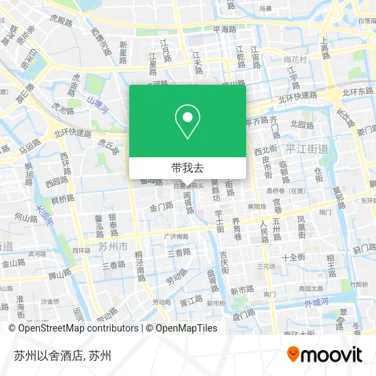 苏州以舍酒店地图