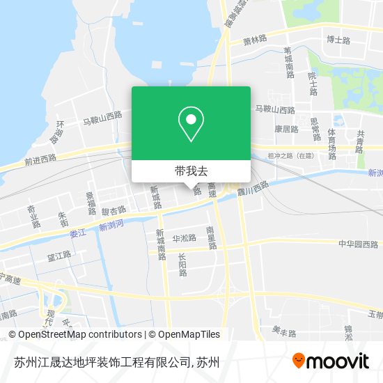 苏州江晟达地坪装饰工程有限公司地图