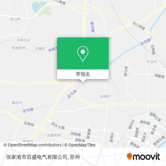 张家港市百盛电气有限公司地图
