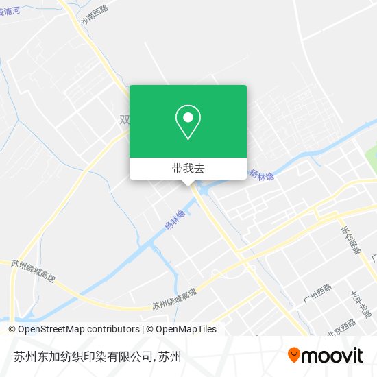 苏州东加纺织印染有限公司地图