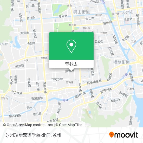苏州瑞华双语学校-北门地图