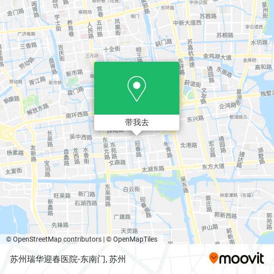 苏州瑞华迎春医院-东南门地图