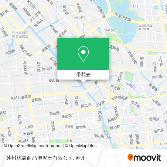 苏州杭鑫商品混泥土有限公司地图