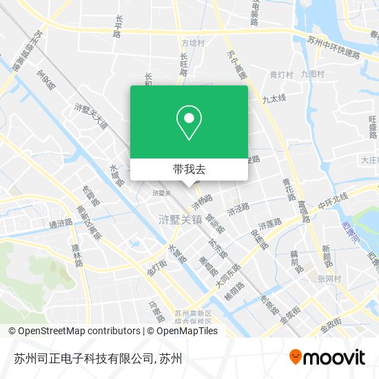 苏州司正电子科技有限公司地图