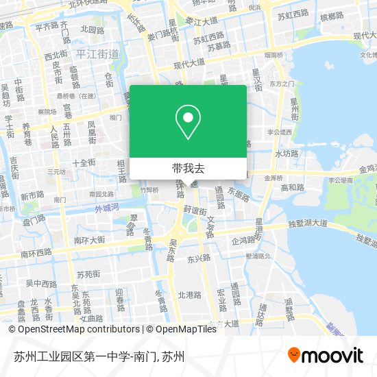 苏州工业园区第一中学-南门地图