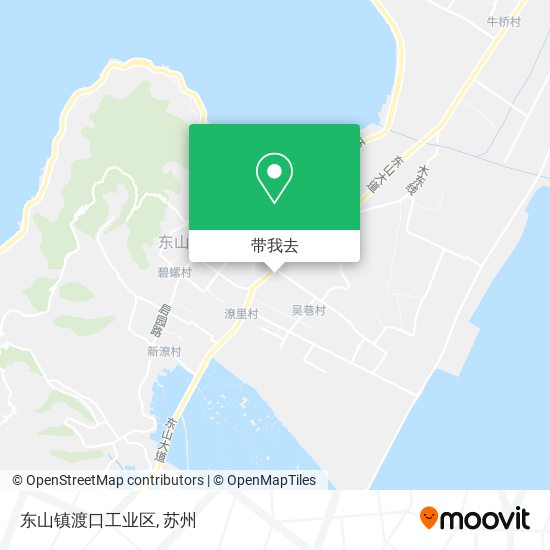 东山镇渡口工业区地图