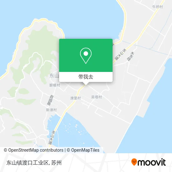 东山镇渡口工业区地图