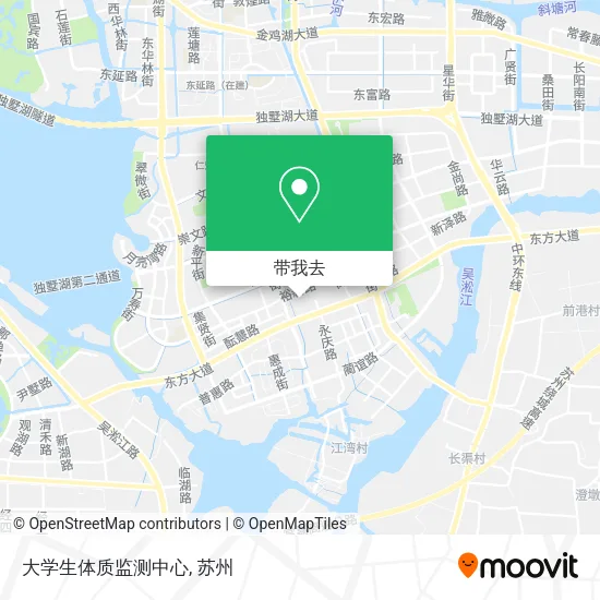 大学生体质监测中心地图